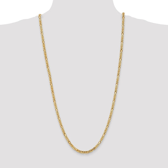 Gold (10K & 14K) Byzantine Chain