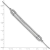 14k White Gold 2 carat Lab Grown Diamond VS/SI+ G+ Complete 6.5 inch with 1 inch extension Bracelet
