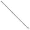 14k White Gold 2 1/8 carat Lab Grown Diamond VS/SI+ G+ Complete 6.75 inch Shapes Bracelet