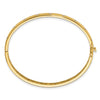 14k 3/4 carat Lab Grown Diamond VS/SI+ G+ Complete Bangle Bracelet