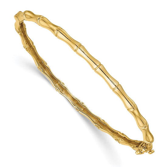 Diamond Hinged Bamboo Design Bangles