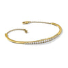14k 3/4 carat Lab Grown Diamond VS/SI+ G+ Complete Graduated Bangle Bracelet