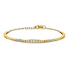 14k 3/4 carat Lab Grown Diamond VS/SI+ G+ Complete Graduated Bangle Bracelet
