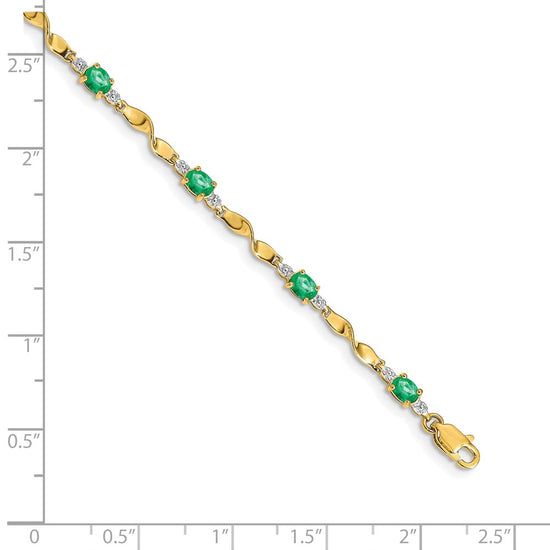 Gold Diamond & Gemstone Bracelets