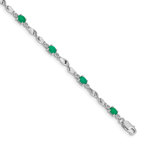 Gold Diamond & Gemstone Bracelets