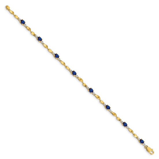 Gold Diamond & Gemstone Bracelets