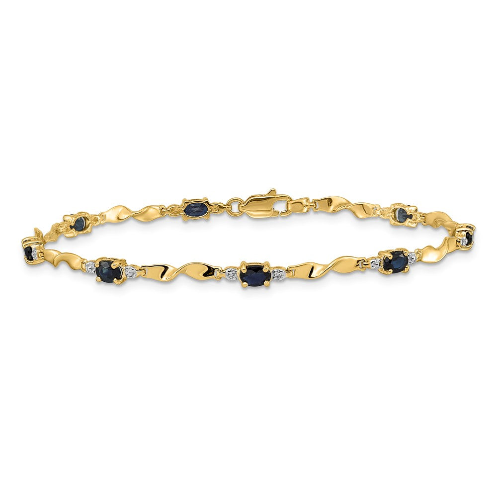 Gold Diamond & Gemstone Bracelets