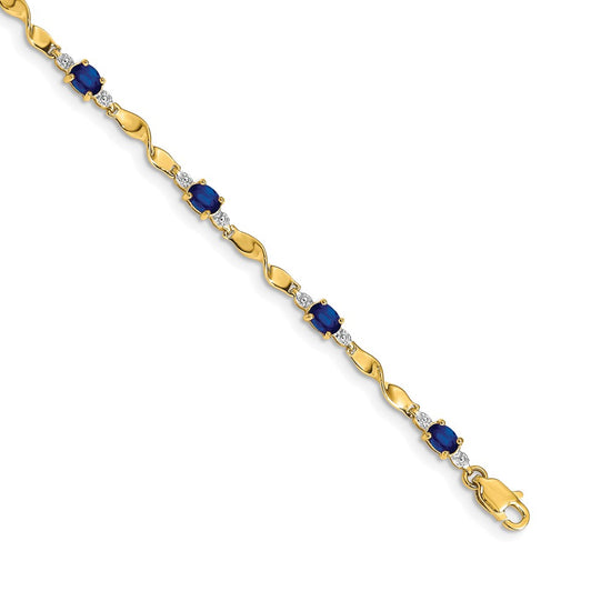 Gold Diamond & Gemstone Bracelets