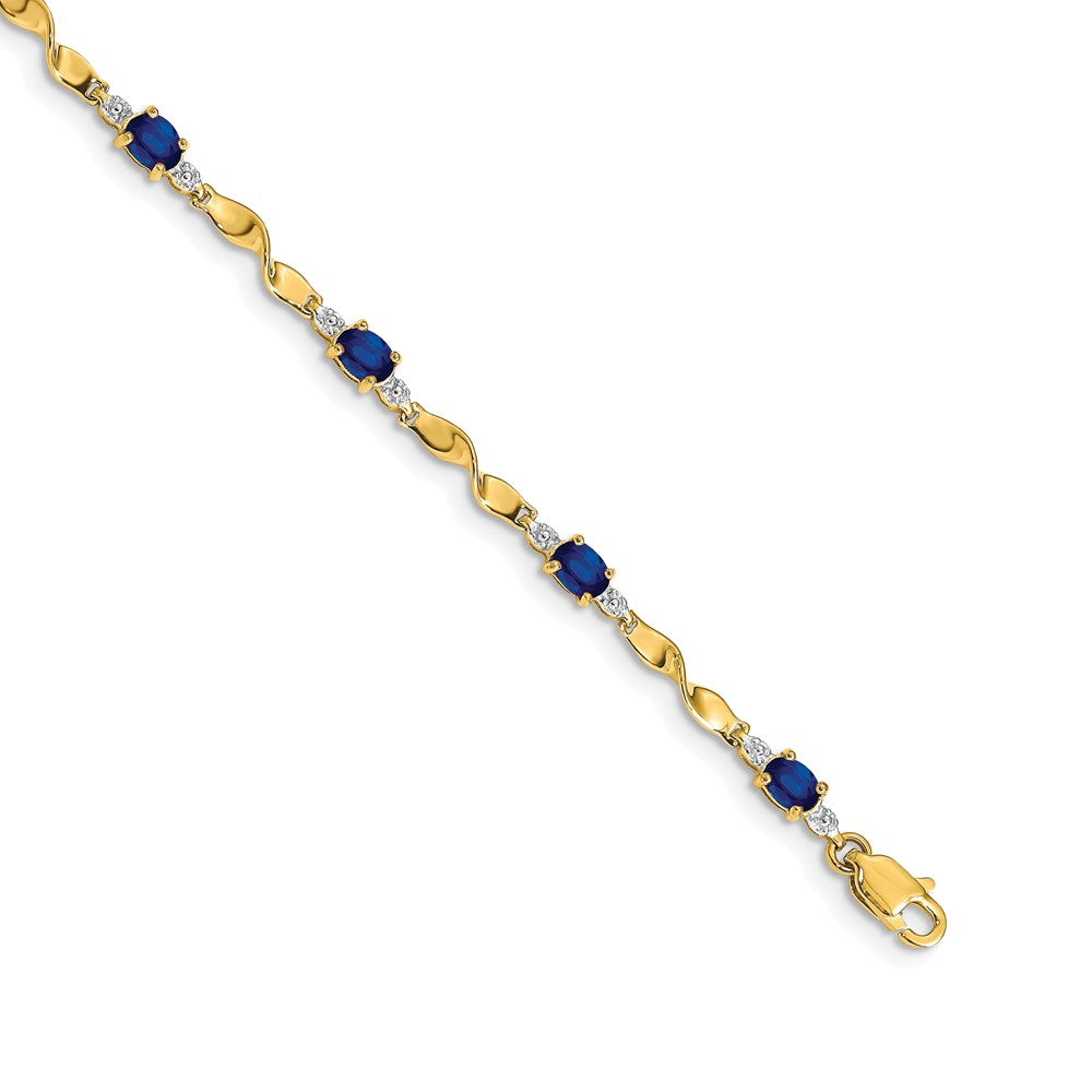 Gold Diamond & Gemstone Bracelets