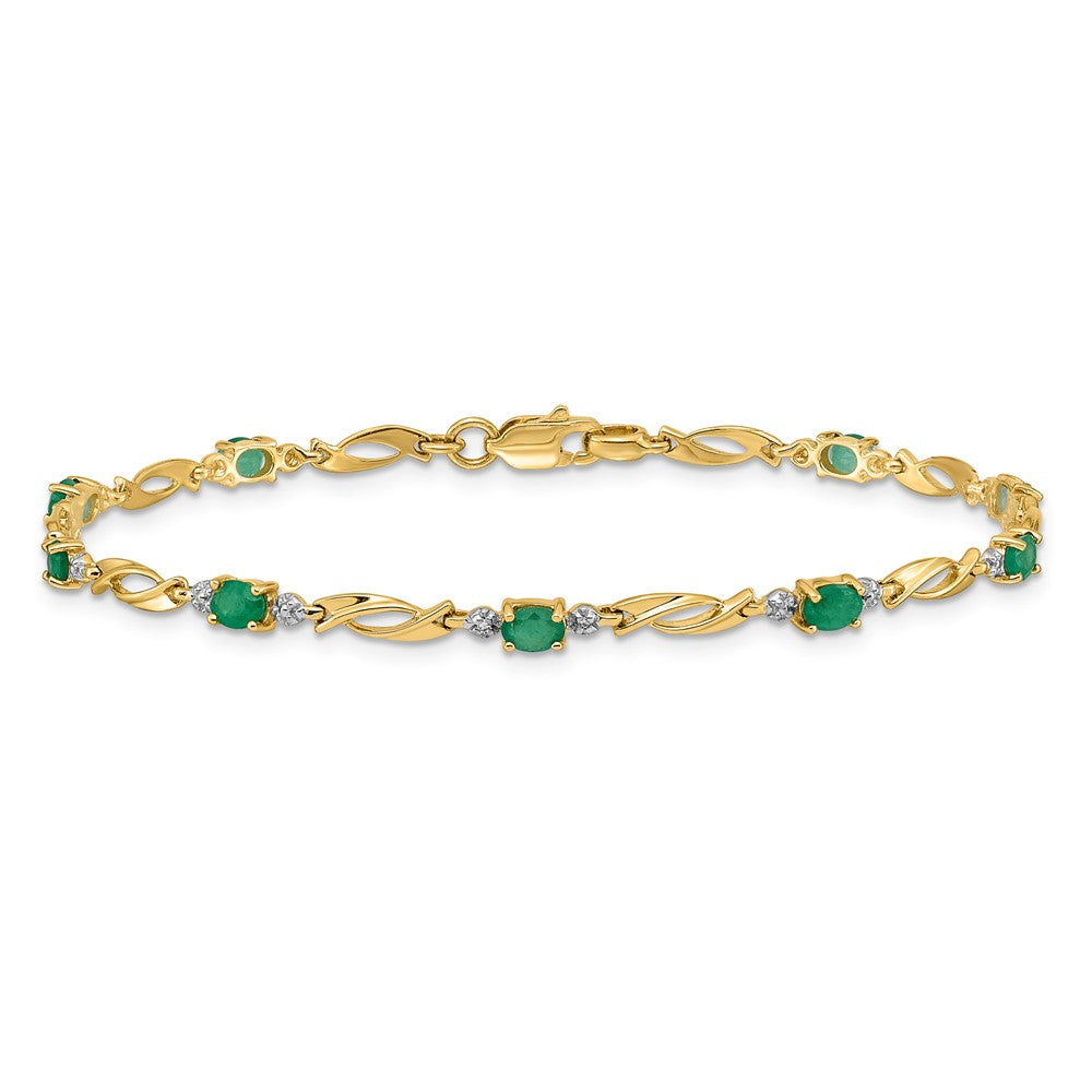 Gold Diamond & Gemstone Bracelets
