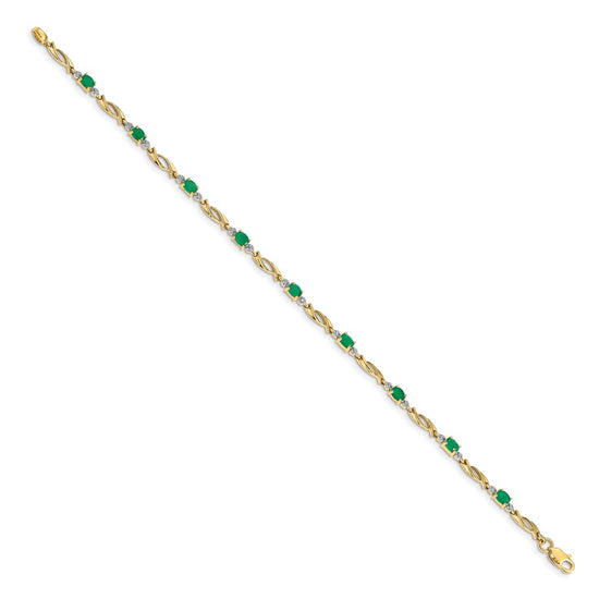 Gold Diamond & Gemstone Bracelets