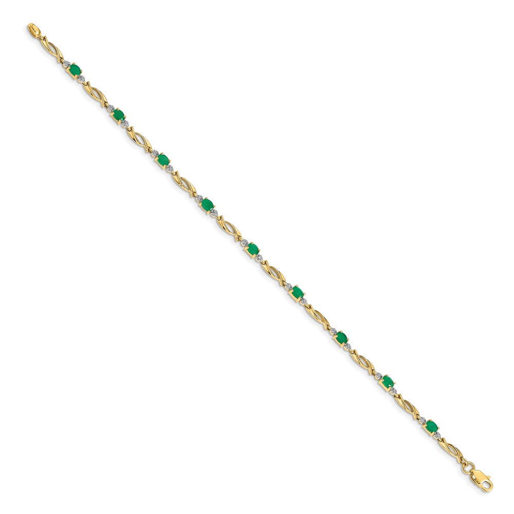 Gold Diamond & Gemstone Bracelets