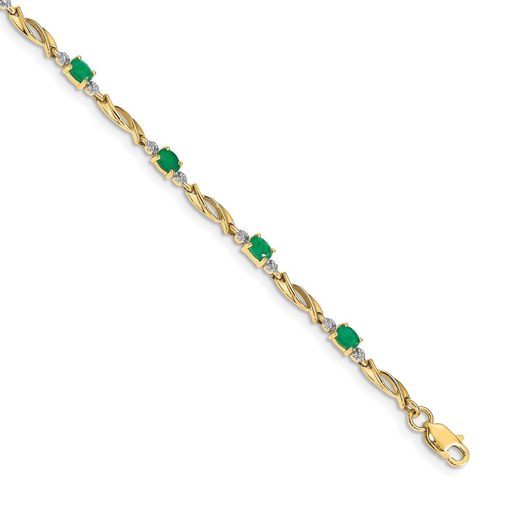 Gold Diamond & Gemstone Bracelets