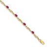 Gold Diamond & Gemstone Bracelets