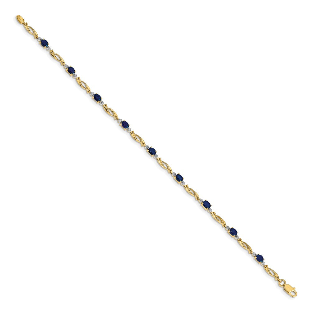Gold Diamond & Gemstone Bracelets