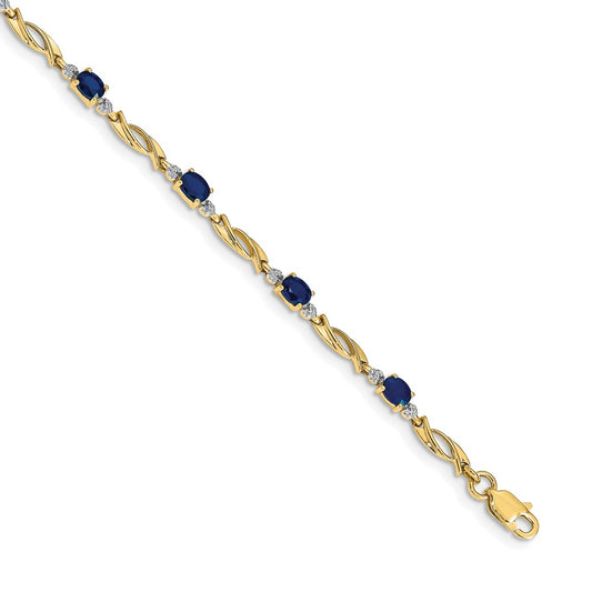 Gold Diamond & Gemstone Bracelets