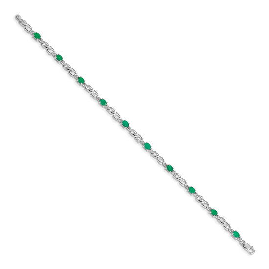 Gold Diamond & Gemstone Bracelets