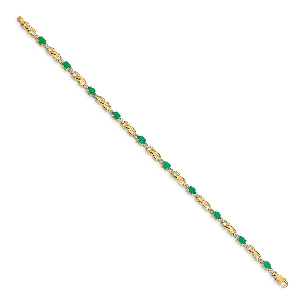 Gold Diamond & Gemstone Bracelets