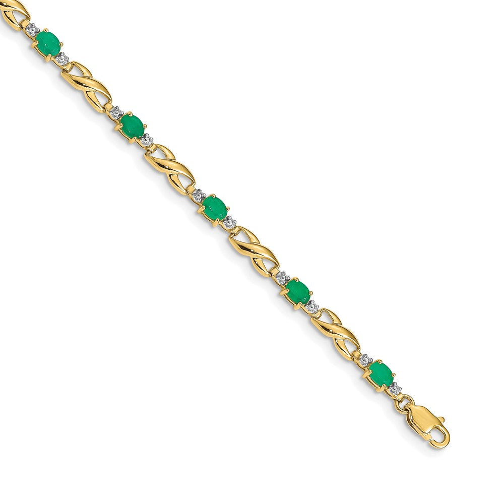 Gold Diamond & Gemstone Bracelets