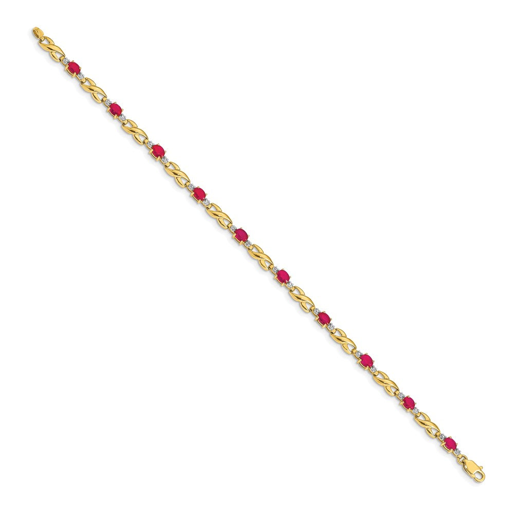 Gold Diamond & Gemstone Bracelets