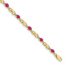 Gold Diamond & Gemstone Bracelets
