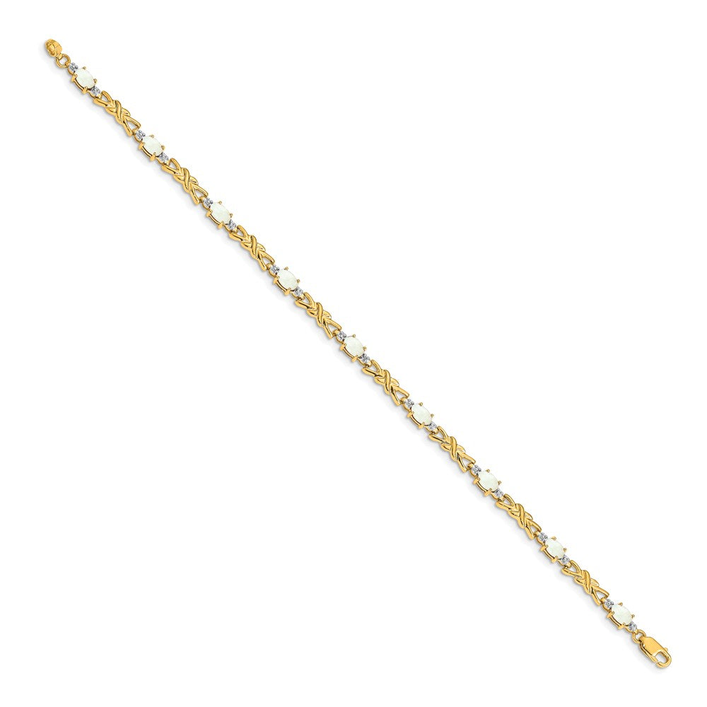 Gold Diamond & Gemstone Bracelets
