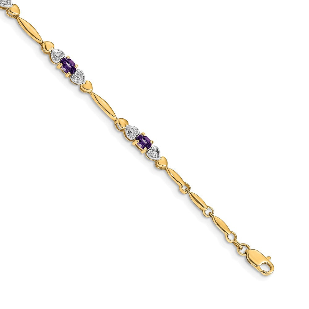 Gold Diamond & Gemstone Bracelets