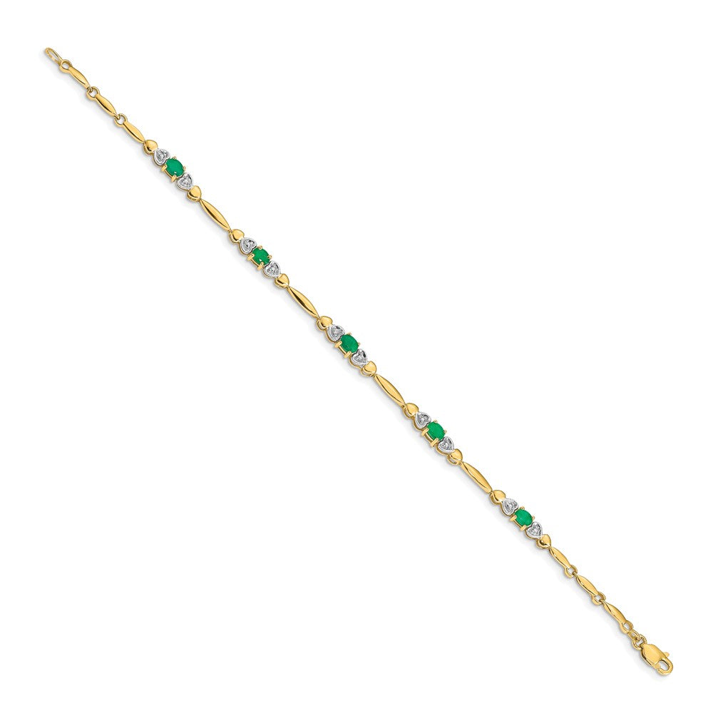 Gold Diamond & Gemstone Bracelets
