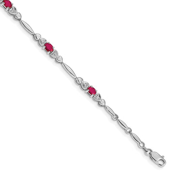 Gold Diamond & Gemstone Bracelets