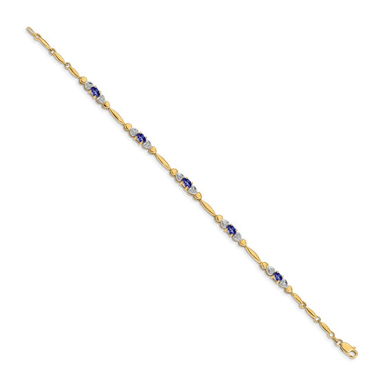 Gold Diamond & Gemstone Bracelets