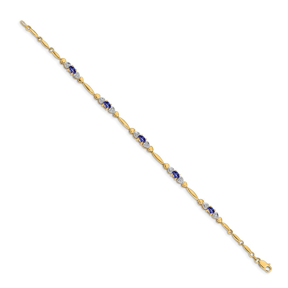 Gold Diamond & Gemstone Bracelets