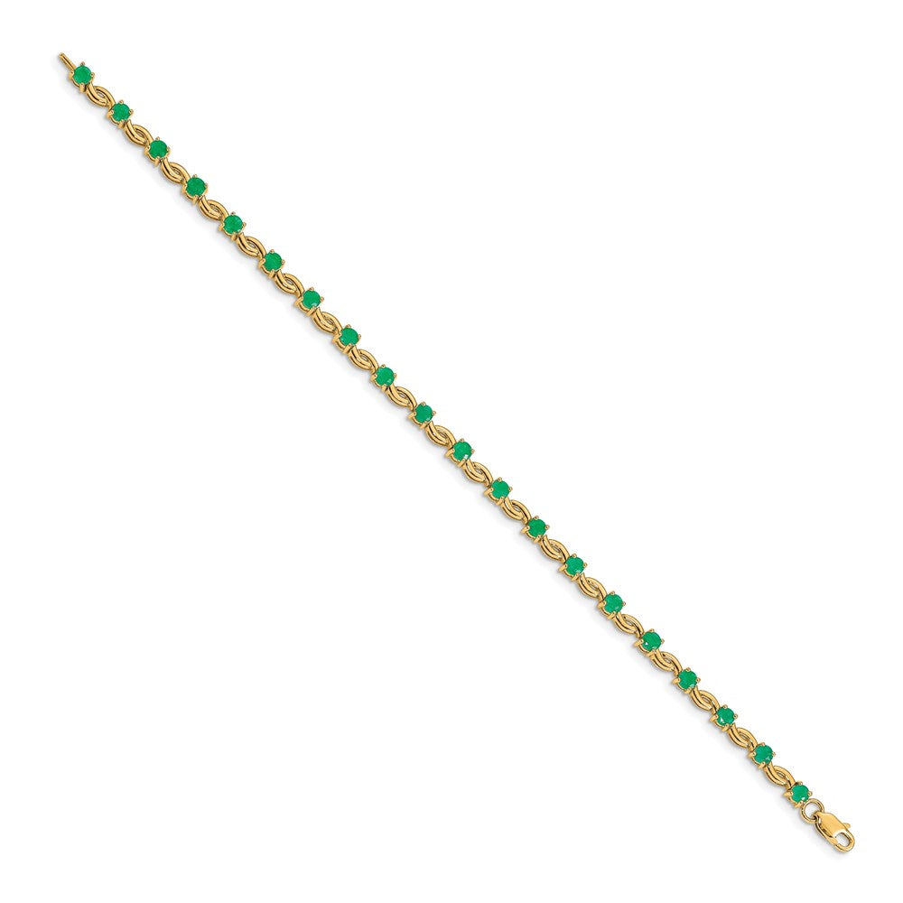 Gold Gemstone Bracelets