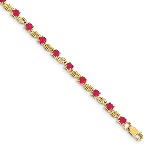 Gold Gemstone Bracelets