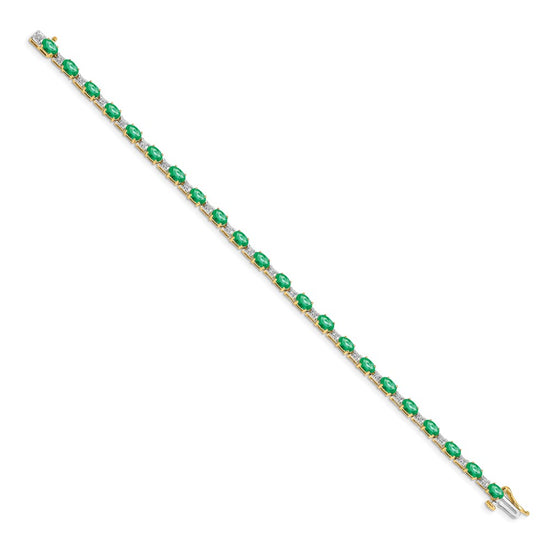 Gold Diamond & Gemstone Bracelets