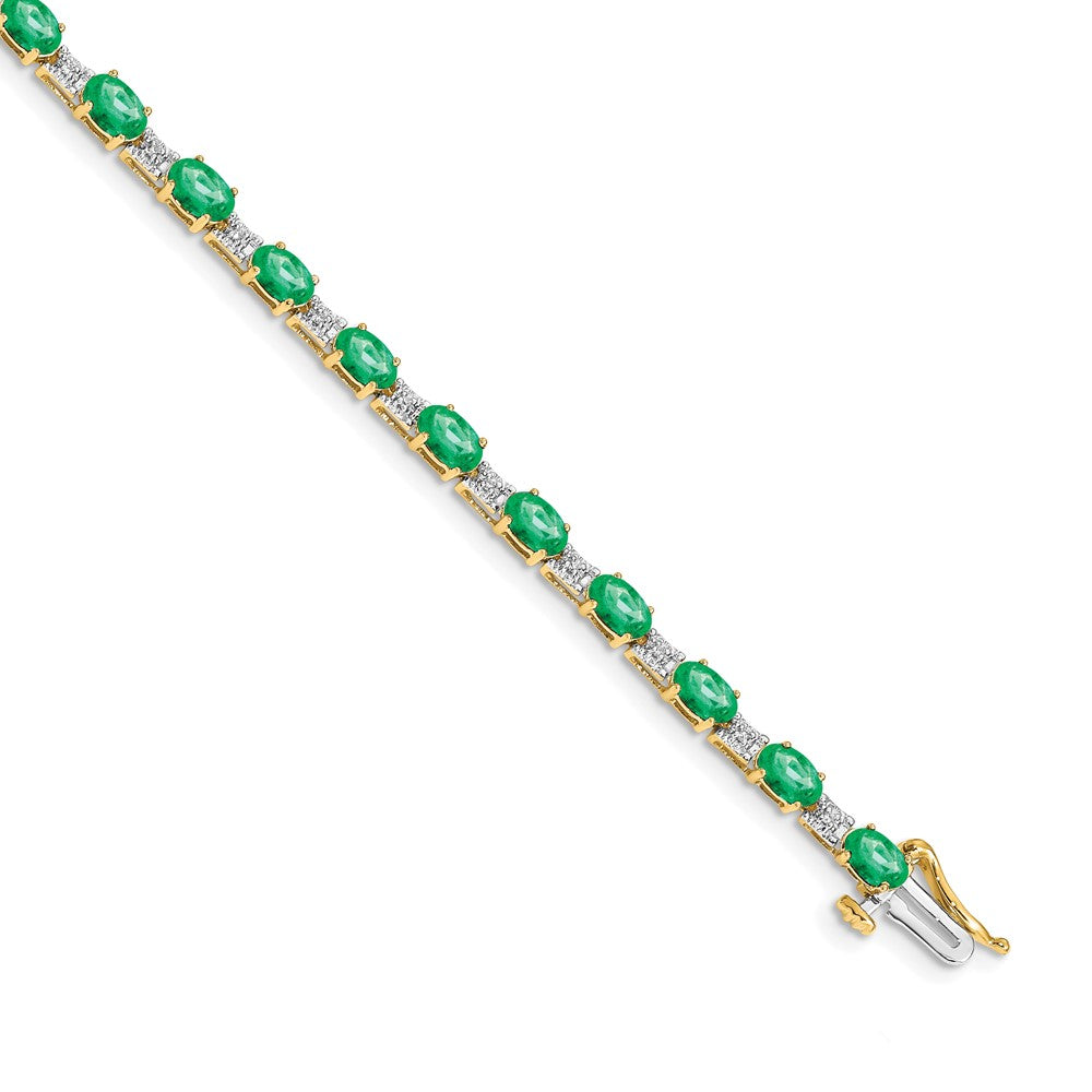 Gold Diamond & Gemstone Bracelets