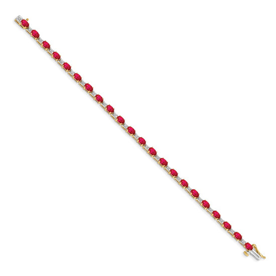 Gold Diamond & Gemstone Bracelets