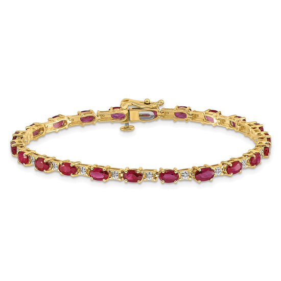 Gold Diamond & Gemstone Bracelets