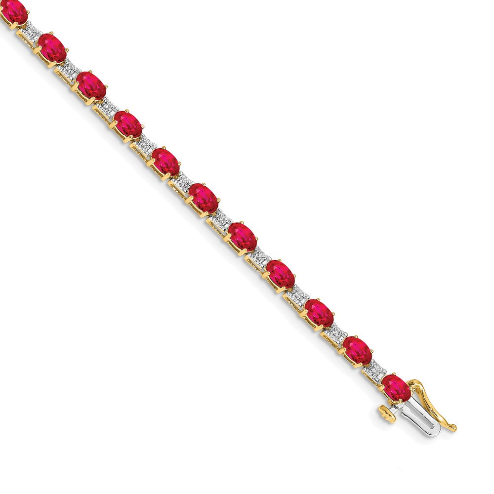 Gold Diamond & Gemstone Bracelets