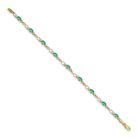 Gold Diamond & Gemstone Bracelets