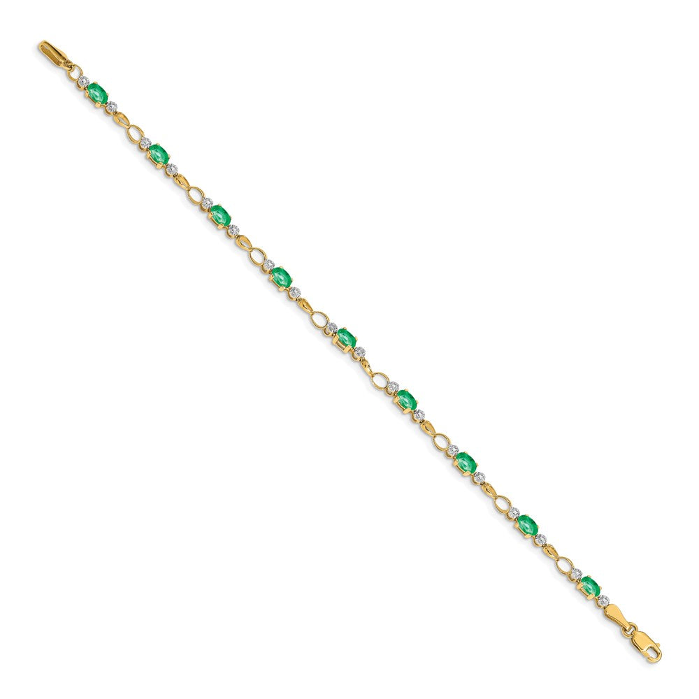 Gold Diamond & Gemstone Bracelets