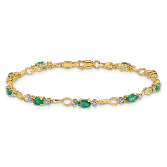 Gold Diamond & Gemstone Bracelets