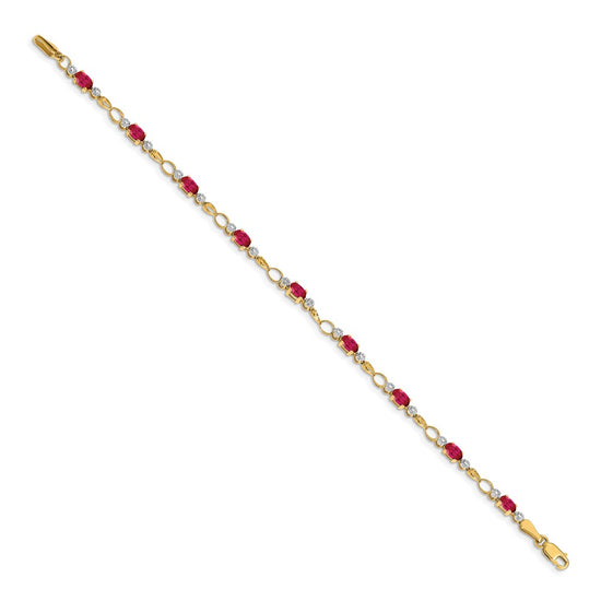 Gold Diamond & Gemstone Bracelets