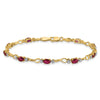 Gold Diamond & Gemstone Bracelets