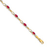 Gold Diamond & Gemstone Bracelets