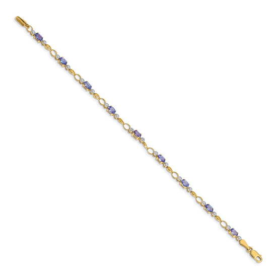 Gold Diamond & Gemstone Bracelets