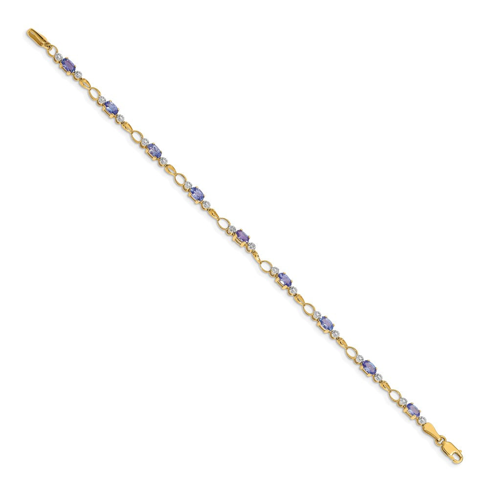 Gold Diamond & Gemstone Bracelets
