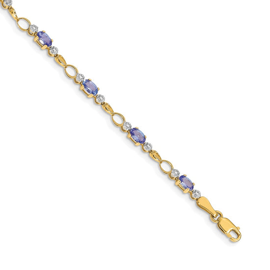 Gold Diamond & Gemstone Bracelets