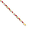 Gold Diamond & Gemstone Infinity Bracelets