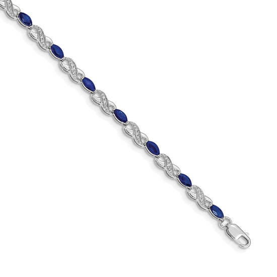 Gold Diamond & Gemstone Infinity Bracelets