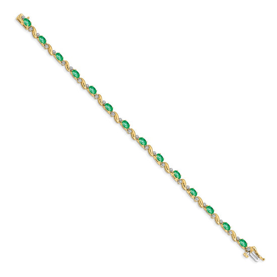 Gold Diamond & Gemstone Bracelets